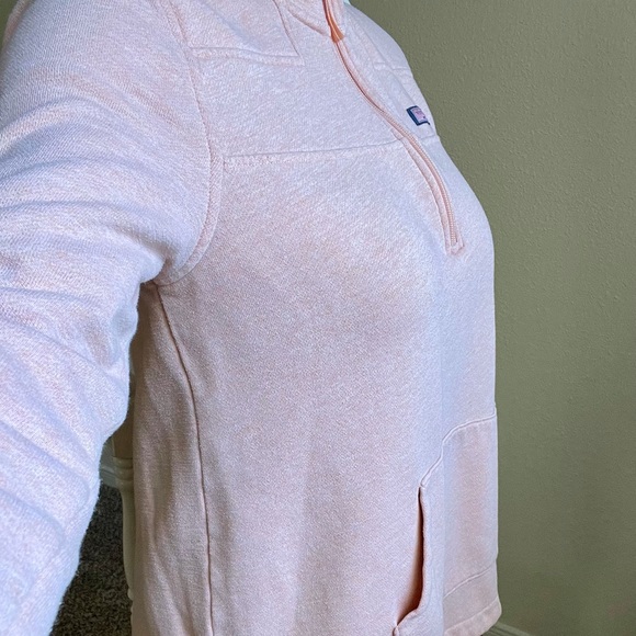 Vineyard Vines Pull Over Half Zip Light Pink Size M - Picture 12 of 12